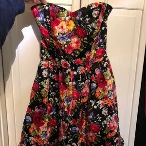 Forever 21 floral mini dress.